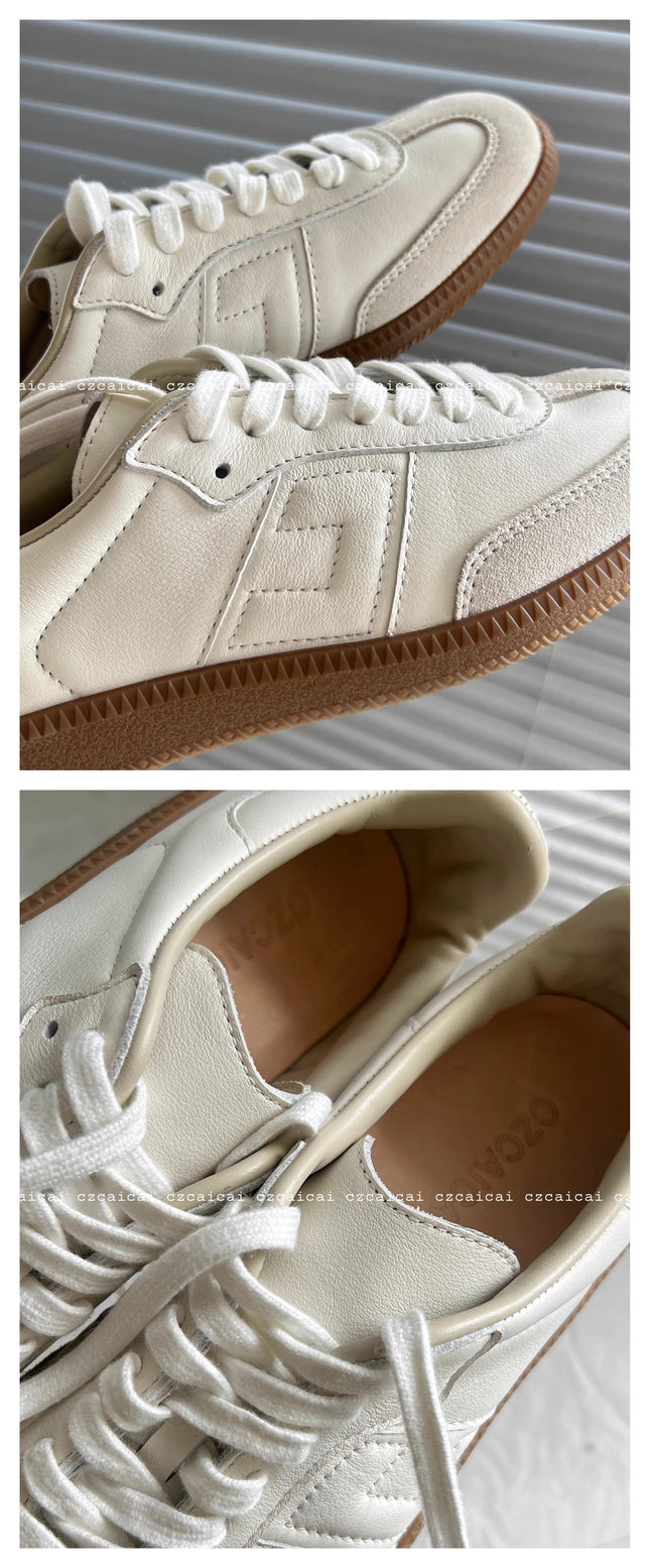 Source in stock ~ 2024 Spring New Classic German Training Shoes White Shoes Board Shoes Women's Online Celebrity ins Casual Shoes Women