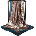 90 silk scarf-Figure 2# / 90*90cm