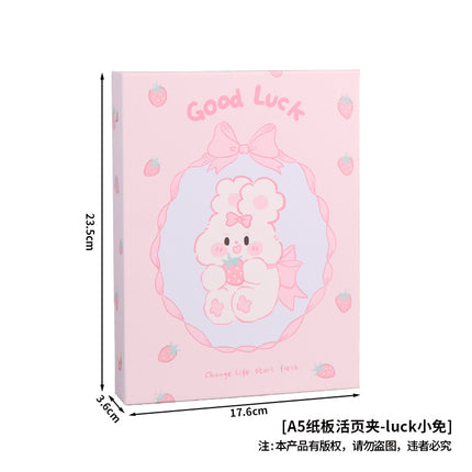 To build the future ins all-inclusive magnetic box card book hard shell A5 star chasing small card loose-leaf storage book cardboard cartoon