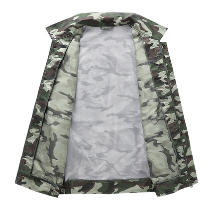 Summer Air-Conditioned Clothing, Sun-Protective Shirts with Fans, Workwear, Camouflage Clothing, Welding Work Shirts, Breathable Workwear
