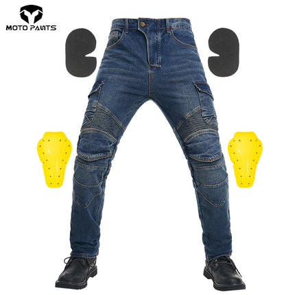 Factory Direct Sales Wholesale Hot Selling Motorcycle Riding Jeans Anti-Fall Motorcycle Rider Pants Equipment Pants