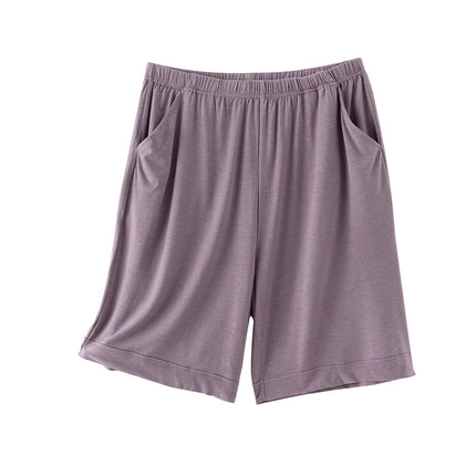 [Qingdao Jishuang Knitting] Women's Mulberry Silk Homewear Shorts Pajamas Modal Thin Pajamas Five-Point Pants Summer