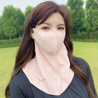 Pink neck mask
