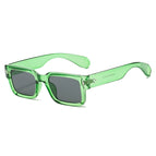 Translucent green frame gray film