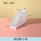 4446. slanted mouth double ear box - small size 1 comes with buckle