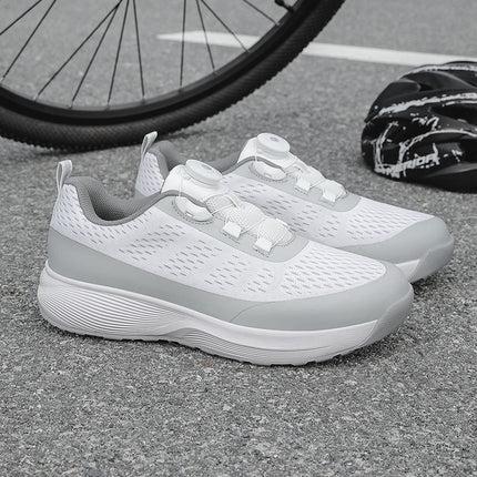 Professional Cycling Shoes Portable Rotating Button Anti-Skid Outdoor Sports Training Shoes Bicycle Shoes Mountain Lock Shoes