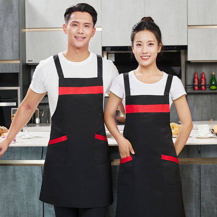 Color-Blocked Coats, Labor Protection Smocks, Aprons, Men's and Women's Work Clothes, Spring and Autumn Long Warehouse Workers' Anti-Pollution Clothes Wholesale