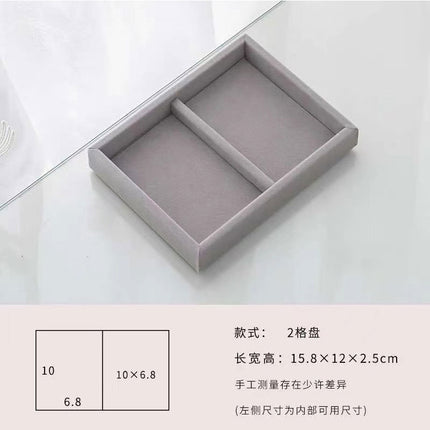[Jewelry storage artifact] factory direct jewelry storage box jewelry storage plate earrings ring storage finishing