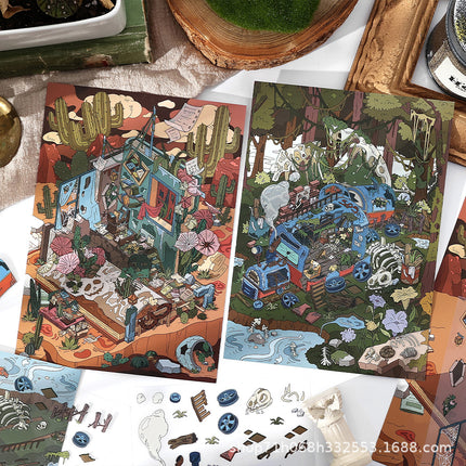 infeelme's Fifth Play 3d Landscape Sticker in Business Today Innovates Little Red Riding Book's New DIY Landscape House
