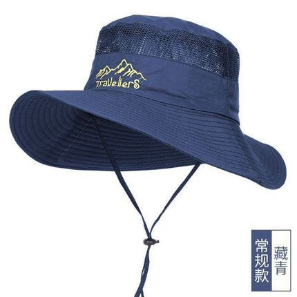 Fishing hat men's sun protection sun hat mountaineering hat men's summer UV protection sun hat summer fisherman hat