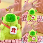 Bead chain style / Green red fortune kapibala