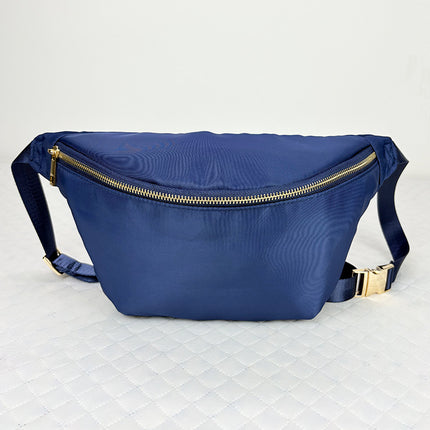 Cross-border Waist Bag Women's High-end High-capacity Rainbow Plaid Printed Chest Bag Multi-functional Waterproof Outdoor Crossbody Backpack