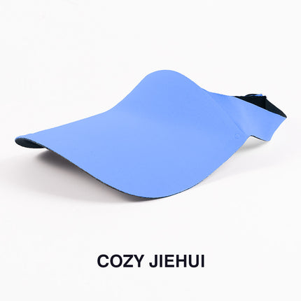Traceless Sunscreen Hat Women's Foldable Empty Top Hat Summer Anti-UV Big Brim Sun Hat Student Sun Hat