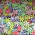 Mixed color random ab plating / 12#15mm six leaves about 1400 pieces/catties