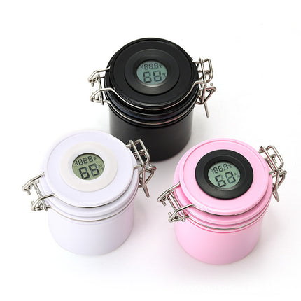Grafting Eyelash Glue Storage Tank with Temperature and Humidity Eyelash Glue Tank Vacuum Sealed Fresh-Keeping Glue Storage Box