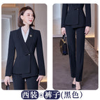 Black suit + black suit pants / S