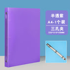 A4--3 hole-purple