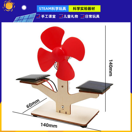 Children's science and technology diy handmade small solar series solar toy car physical model scientific experiment