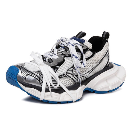 2026 Spring and Summer Dad Shoes for Men and Women, Breathable, Versatile, Distressed, Thick-Soled, Height-Increasing, Casual Couple Sneakers