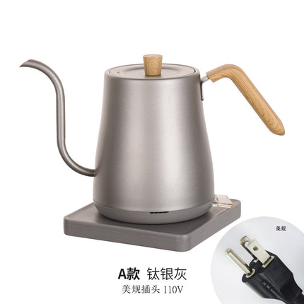Slender Mouth Electric Household Kettle with Thermometer Coffee Hand Kettle Electric Kettle Electric Coffee Pot