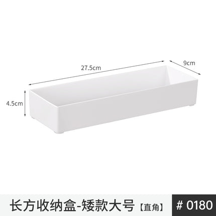 Desktop Storage Box Kitchen Cabinet Sink Tableware Chopsticks Cosmetics Sundries Station Stationery Books Snacks