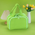 Premium four-compartment makeup bag [green] / 31*19*21