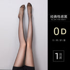 Light and translucent sexy black flat profile/0d core-spun silk / One size fits all