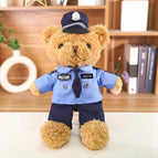 25cm [ready stock high quality] / Standing folk bear x [brown seaweed velvet]
