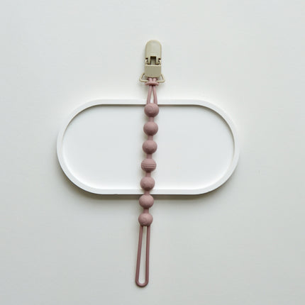 Ins Nordic Style New Plastic Clip Silicone Chain Baby Toy Grinding Stick Tooth Gum Silicone Chain Nipple Anti-losing Rope