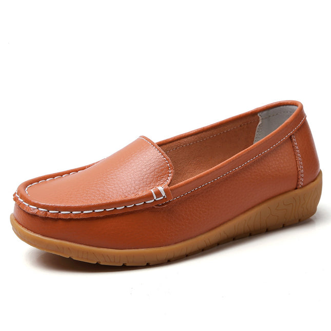 Flat Non-Slip Comfortable Everyday Mom Shoes, Loafers, Slip-On Shoes, Wedge Cross-Border Women's Shoes