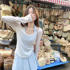 White sun protection clothing / One size fits all