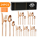 24pcs [rose gold]]