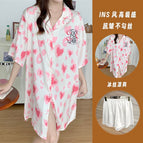 Pink love [nightgown + shorts] / M【 40-50kg 】