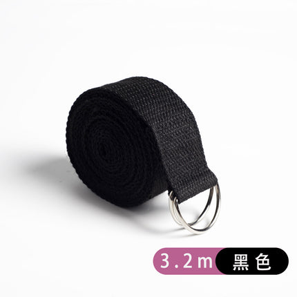 Yoga training belt stretch belt multifunctional yoga rope belt 3.2 meters long yoga stretch auxiliary non-elastic