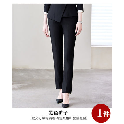 Overalls Women's Professional Elegant Suit suit Spring and Autumn Three-piece Set Small Executive Jewelry Store High-end Dress