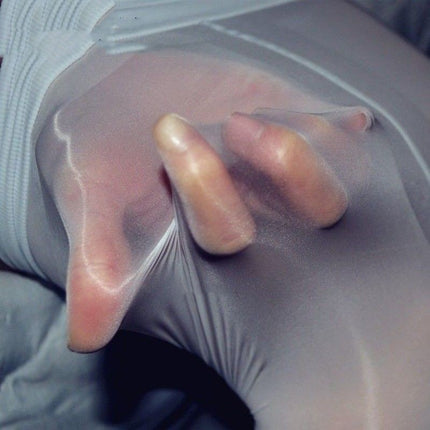 New Product 912 Needle Oil-Gloss Magic Pants Black Silk Horse Oil Stockings Sexy Open-Crotch Bare-Leg Effect Anti-Snag Pantyhose for Women
