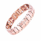 Rose gold 1.5cm wide double row