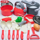 Red kitchen 22-piece set