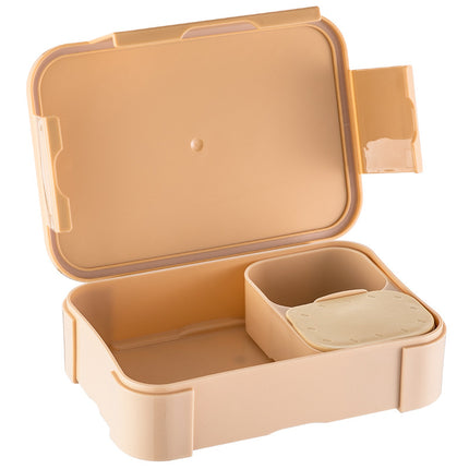Qijia European Cross-Border Children's Mini Lunch Box Microwaveable Student Compartment Sealed Lunch Box Snack Box