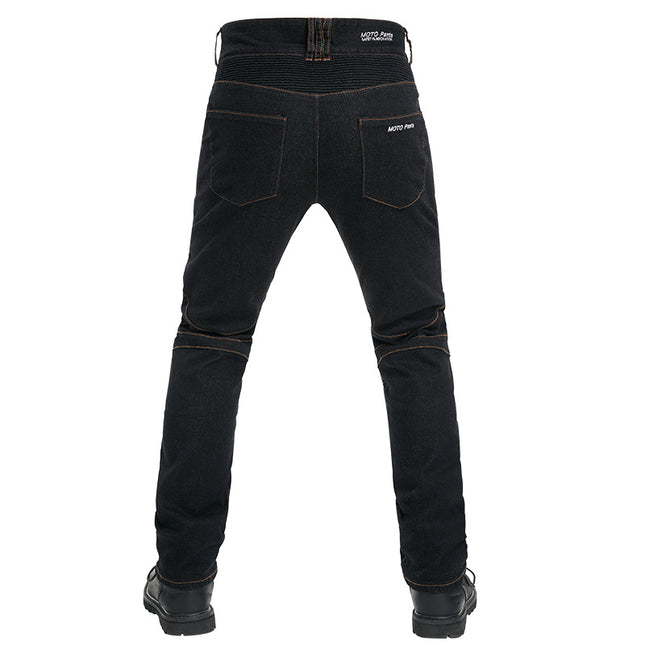 Factory Direct Sales Motorcycle Racing Rider Straight Jeans Pants Off-Road Motorcycle Racing Riding Pants Knee Pads with Cover