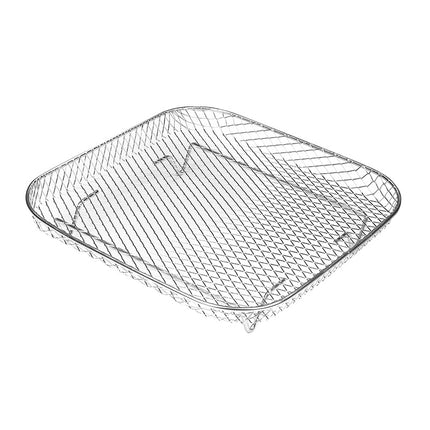 Special BBQ Grill for Air Fryer Toast Rack Steaming Rack 304 Stainless Steel Double Layer Skewers Rack