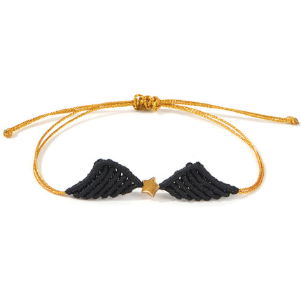2025 Original New Angel Wings Bracelet Creative Hand-woven Bracelet Couple's Birthday Gift Light Luxury Bracelet