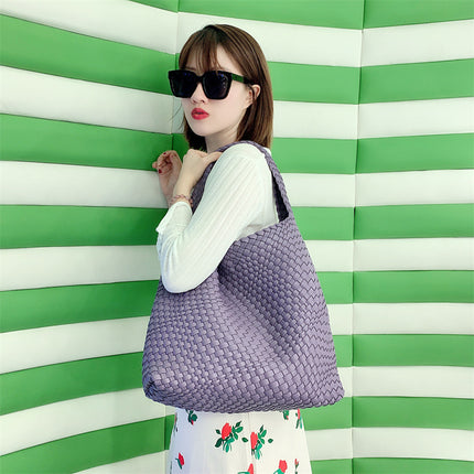 Cross-border Woven Bag Women's Tote Bag Large Capacity Vegetable Basket Bag Shopping Bag General Bag Women's All-match Bag 61