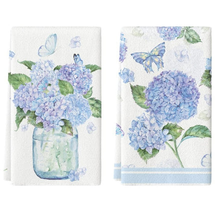 Source factory microfiber kitchen towel summer absorbent lint-free dishwashing towel household cleaning supplies wholesale