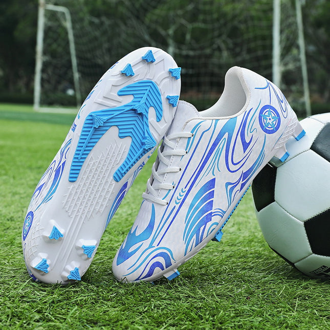 Douchuan's New Anti-Slip Broken Nail Children's Football Shoes Men's Professional Sports Training Shoes Low-Top Youth Sports Shoes