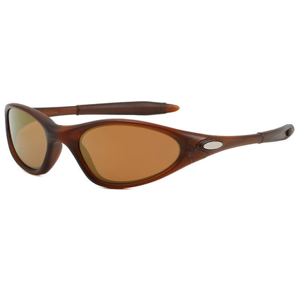 European and American Cross-Border Sunglasses for Men and Women Tr Retro Oval Round Frame Outdoor Cycling and Driving Sunglasses Minute