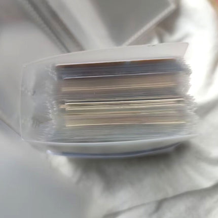 Twill 3 inch Card Book Single Mini Frosted Card Bag 3 inch Magneto Album Storage Album Sticker Card Favorites
