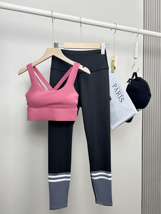Factory Direct Sales Detachable Coaster Cross Back Women's Summer All-In-One Sports Slimming Running Fitness Bra