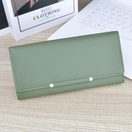 New Women's Wallet Women's Long Clutch Bag Mother's Multi-Card Card Bag Fashionable Simple Large Capacity Mobile Phone