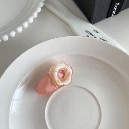 Candy Color Flower Hairpin Sweet Cute Bangs Clip Side Clip All-match Girl Hairpin Broken Hair Clip Hair Accessories
